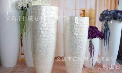 廠家直銷 酒店大型落地式陶瓷花瓶，典雅家居裝飾與工藝禮品之選